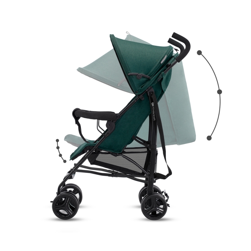 KINDERKRAFT - Passeggino TIK Green foresta