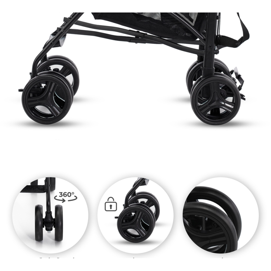 KINDERKRAFT - Passeggino TIK Stone grigio