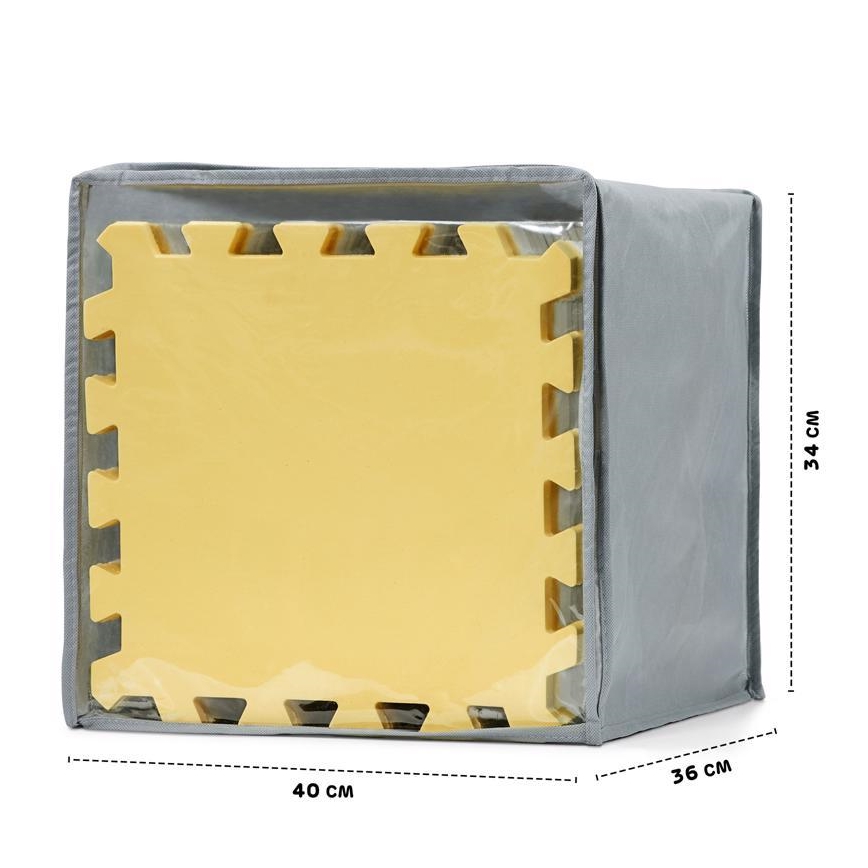 KINDERKRAFT -  Puzzle in foam LUNO 30pcs grigio/giallo