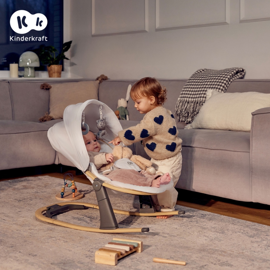 KINDERKRAFT - Sdraietta ELSU, grigia