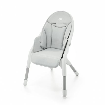 KINDERKRAFT - Sedia da pranzo per bambini 2in1 DINNLY grigio