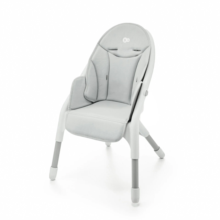 KINDERKRAFT - Sedia da pranzo per bambini 2in1 DINNLY grigio