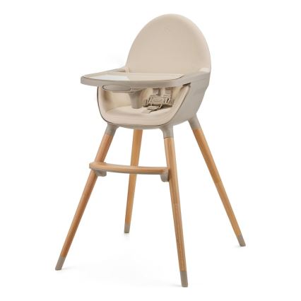 KINDERKRAFT - Sedia da pranzo per bambini 2v1 FINI2 faggio/beige