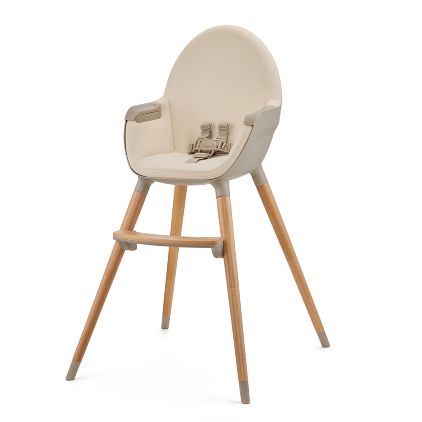 KINDERKRAFT - Sedia da pranzo per bambini 2v1 FINI2 faggio/beige