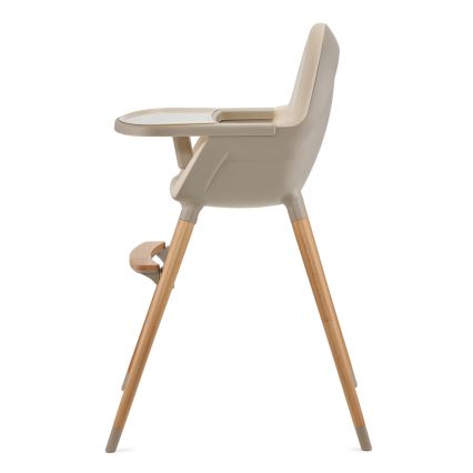 KINDERKRAFT - Sedia da pranzo per bambini 2v1 FINI2 faggio/beige