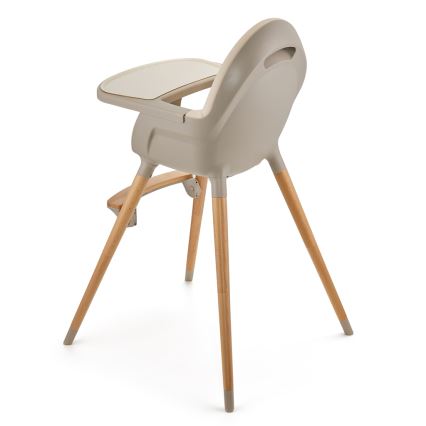 KINDERKRAFT - Sedia da pranzo per bambini 2v1 FINI2 faggio/beige