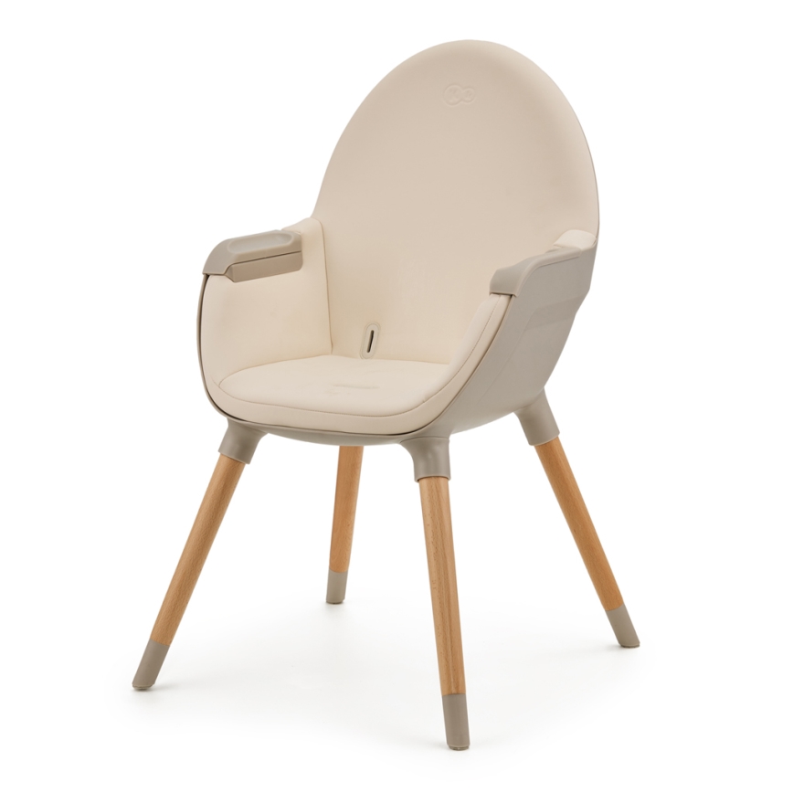 KINDERKRAFT - Sedia da pranzo per bambini 2v1 FINI2 faggio/beige