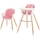 KINDERKRAFT - Sedia da pranzo per bambini 2v1 SIENNA faggio/rosa
