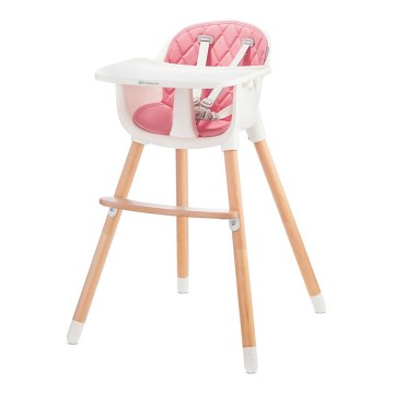 KINDERKRAFT - Sedia da pranzo per bambini SIENNA faggio/rosa