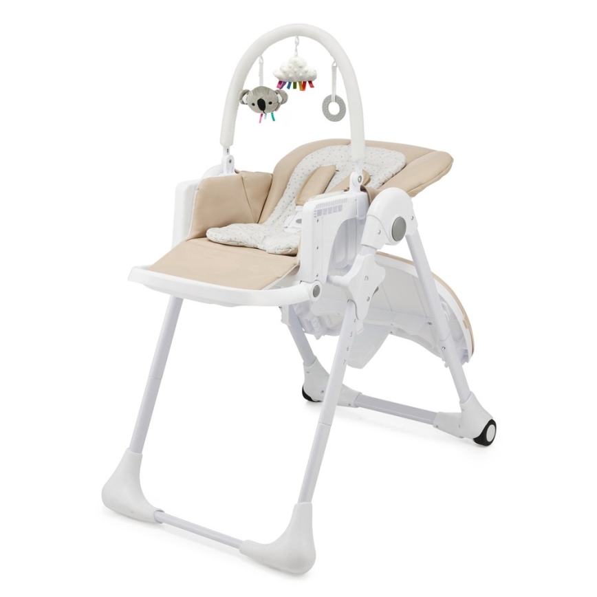 KINDERKRAFT - Sedia da pranzo per bambini TUMMIE beige