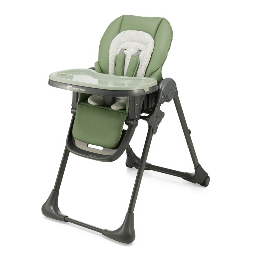 KINDERKRAFT - Sedia da pranzo per bambini TUMMIE verde