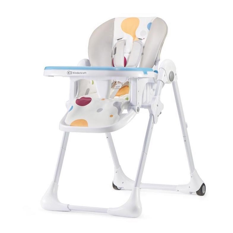 KINDERKRAFT - Sedia da pranzo per bambini YUMMY beige/bianco