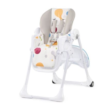 KINDERKRAFT - Sedia da pranzo per bambini YUMMY beige/bianco