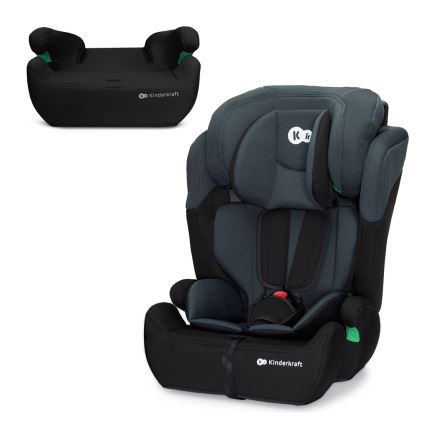 KINDERKRAFT - Seggiolino auto COMFORT UP i-Dimensioni (76-150 cm) grigio scuro
