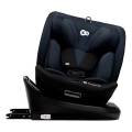 KINDERKRAFT - Seggiolino auto con base girevole I-GROW i-Size (40-150 cm) nero