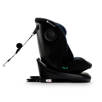 KINDERKRAFT - Seggiolino auto con base girevole I-GROW i-Size (40-150 cm) nero
