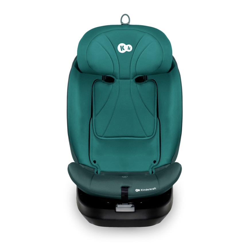 KINDERKRAFT - Seggiolino auto con base girevole I-GROW i-Size 40-150 cm turchese