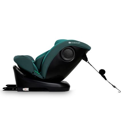 KINDERKRAFT - Seggiolino auto con base girevole I-GROW i-Size 40-150 cm turchese