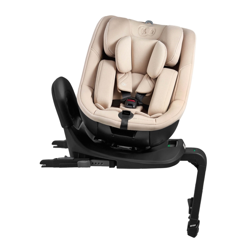 KINDERKRAFT - Seggiolino auto con base girevole I-GUARD i-Size 40-105 cm beige