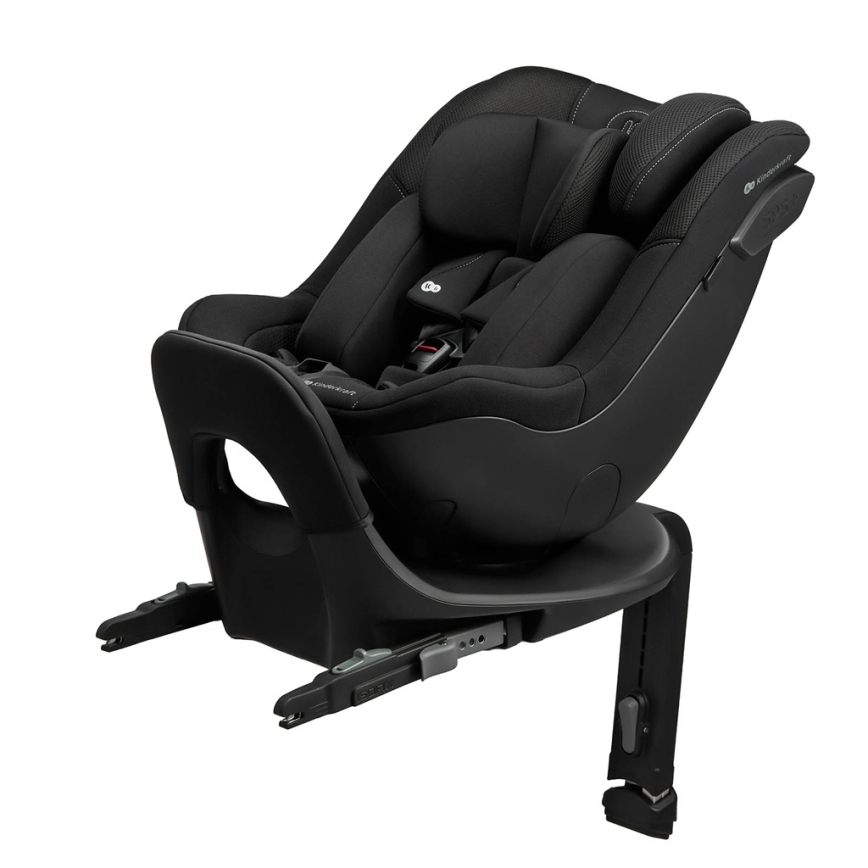 KINDERKRAFT - Seggiolino auto con base girevole I-GUARD i-Size 40-105 cm nero