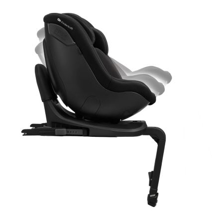 KINDERKRAFT - Seggiolino auto con base girevole I-GUARD i-Size 40-105 cm nero