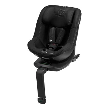 KINDERKRAFT - Seggiolino auto con base girevole I-GUARD PRO i-Size 61-105 cm nero