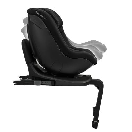 KINDERKRAFT - Seggiolino auto con base girevole I-GUARD PRO i-Size 61-105 cm nero