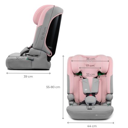 KINDERKRAFT - Seggiolino auto I-COMFY i-Size 76-150 cm rosa