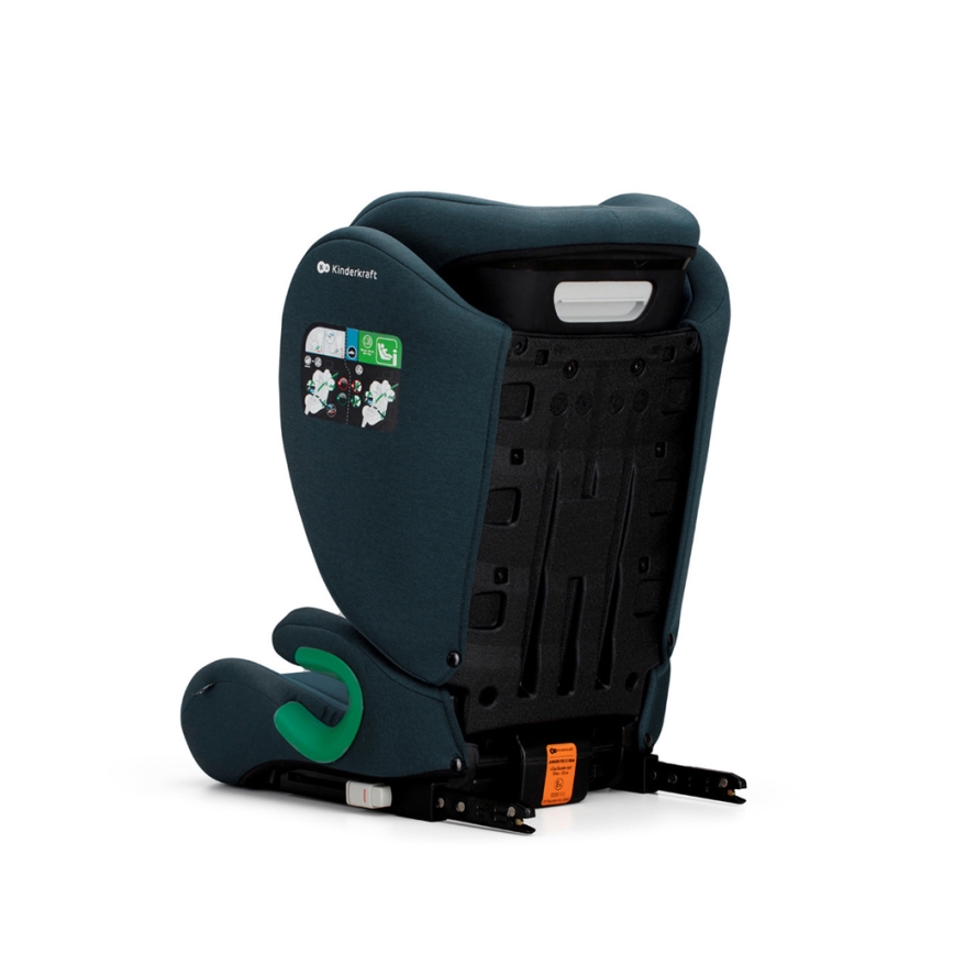 KINDERKRAFT - Seggiolino auto JUNIOR FIX 2 (100-150 cm) Harbor blu