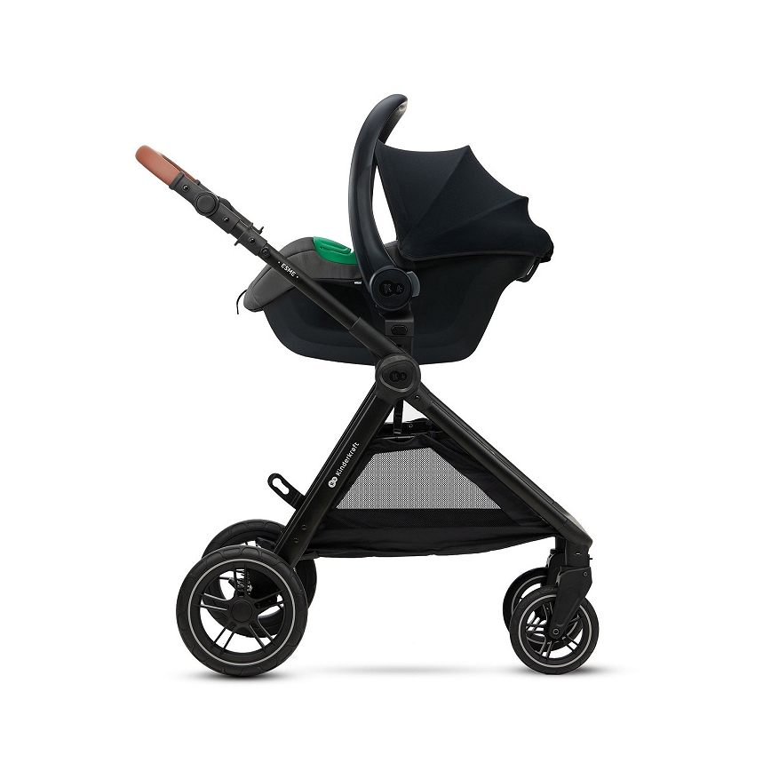 KINDERKRAFT - Seggiolino auto MINK PRO 2 40-87 cm (0-13 kg) grigio