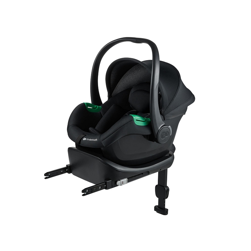 KINDERKRAFT - Seggiolino auto MINK PRO 2 40-87 cm (0-13 kg) nero