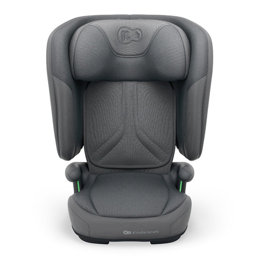 KINDERKRAFT - Seggiolino auto pieghevole UNITY 2 i-Size 100-150 cm grigio