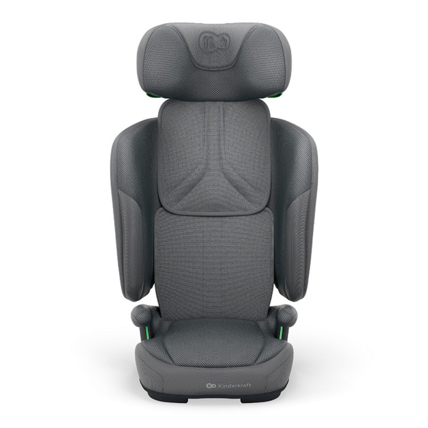 KINDERKRAFT - Seggiolino auto pieghevole UNITY 2 i-Size 100-150 cm grigio