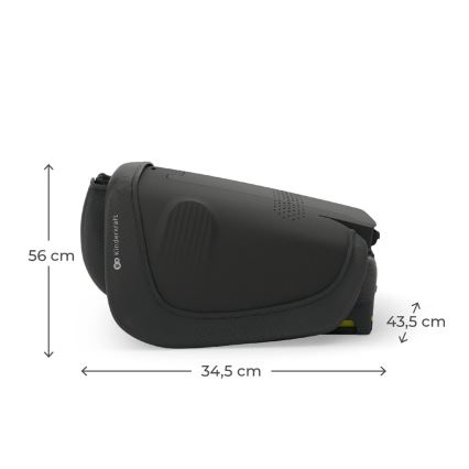 KINDERKRAFT - Seggiolino auto pieghevole UNITY 2 i-Size 100-150 cm nero