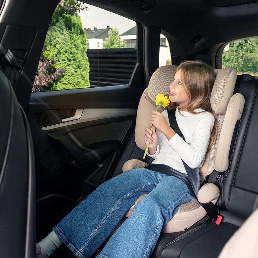 KINDERKRAFT - Seggiolino auto pieghevole XPAND 2 PRO 100-150 cm beige