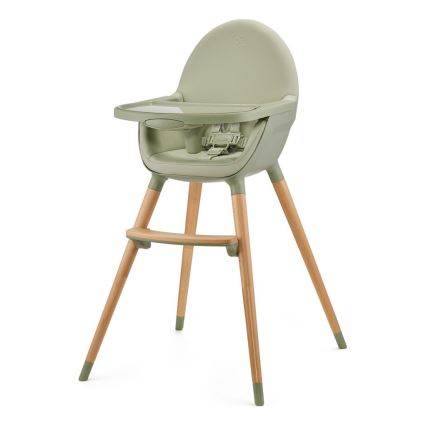 KINDERKRAFT - Seggiolone per bambini 2 in 1 FINI2 faggio/verde
