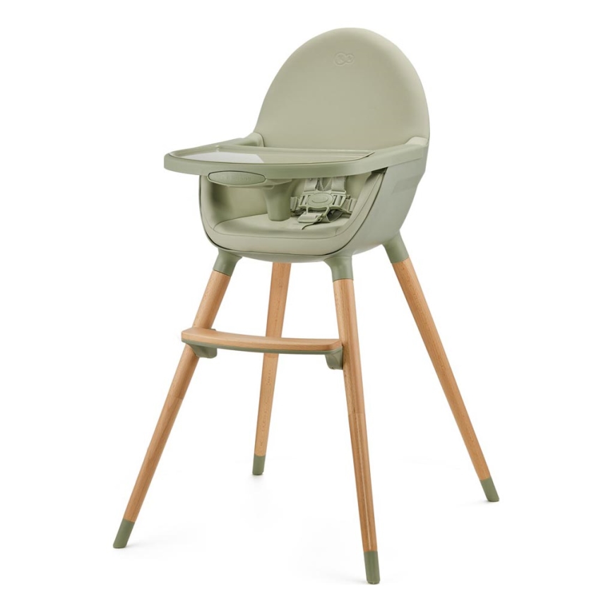 KINDERKRAFT - Seggiolone per bambini 2 in 1 FINI2 faggio/verde