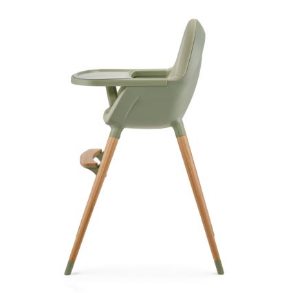 KINDERKRAFT - Seggiolone per bambini 2 in 1 FINI2 faggio/verde