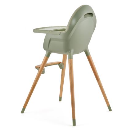 KINDERKRAFT - Seggiolone per bambini 2 in 1 FINI2 faggio/verde