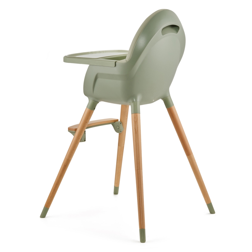 KINDERKRAFT - Seggiolone per bambini 2 in 1 FINI2 faggio/verde