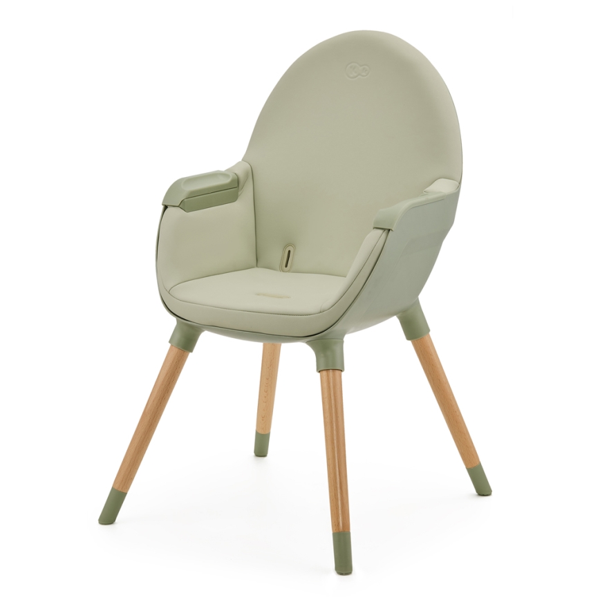 KINDERKRAFT - Seggiolone per bambini 2 in 1 FINI2 faggio/verde