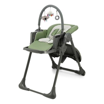 KINDERKRAFT - Seggiolone da pappa 2 in 1 TUMMIE verde