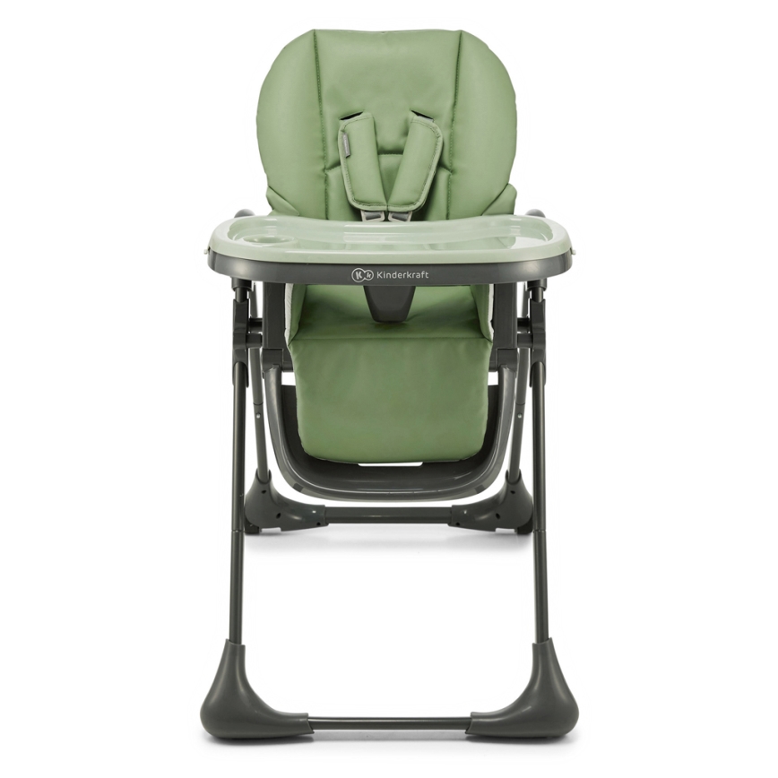 KINDERKRAFT - Seggiolone da pappa 2 in 1 TUMMIE verde