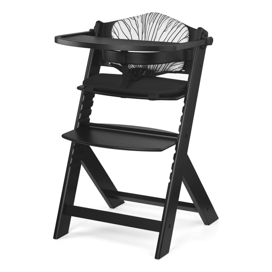 KINDERKRAFT - Seggiolone imbottito premium ENOCK per bambini, nero