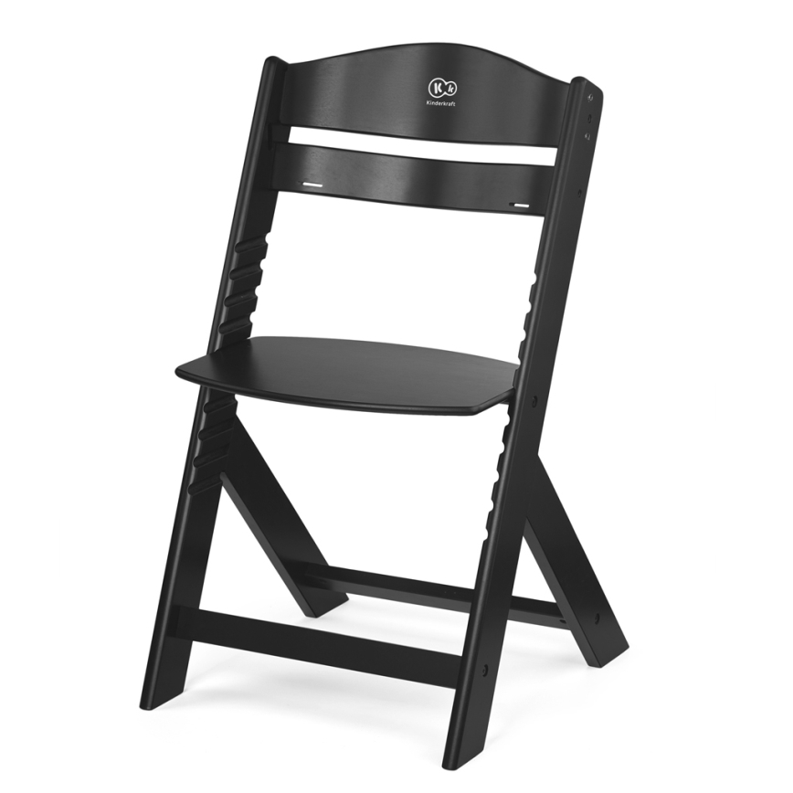 KINDERKRAFT - Seggiolone imbottito premium ENOCK per bambini, nero