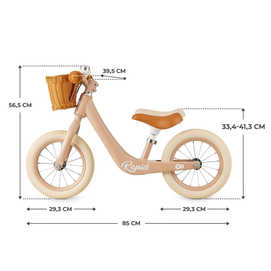 KINDERKRAFT SELECT - Bici a spinta RAPID2 rosa
