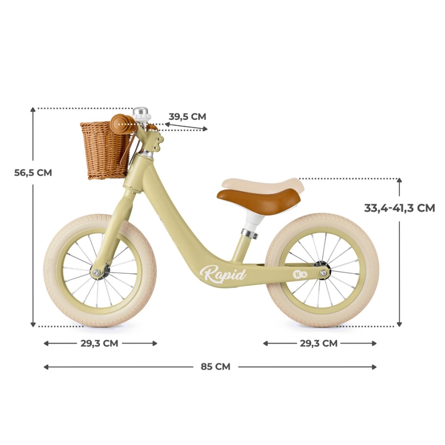 KINDERKRAFT SELECT - Bici a spinta RAPID2 Savannah verde