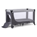 KINDERKRAFT SELECT - Culla da viaggio LEODY grigio