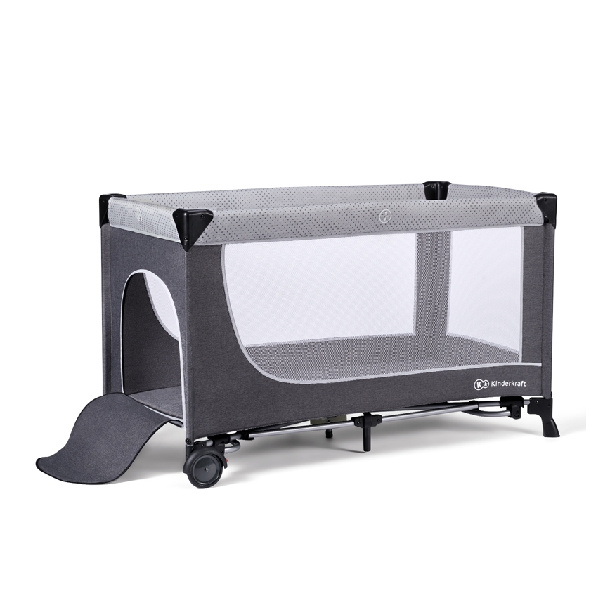 KINDERKRAFT SELECT - Culla da viaggio LEODY grigio