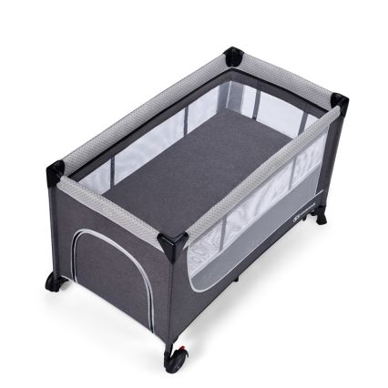 KINDERKRAFT SELECT - Culla da viaggio LEODY grigio